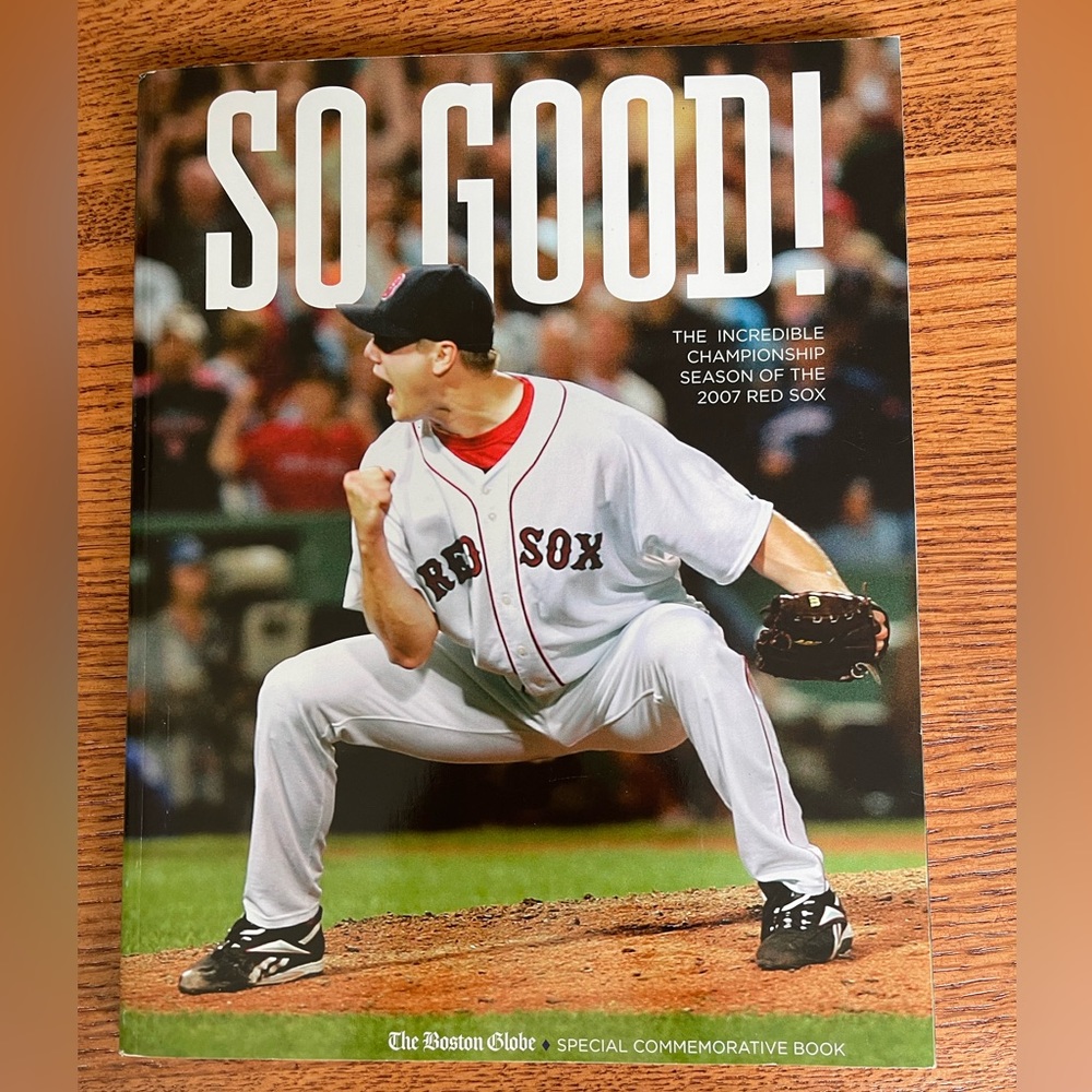 Red Sox 2007 championship, season, soft, cover book